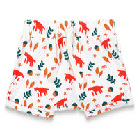 Toddler Boy Slouchy Shorts - Fox Forest Print