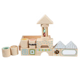 Wooden Sensory Stacking Blocks - Montessori-Inspired, Safe & Sustainable - Munich Blue AU Wooden Toys