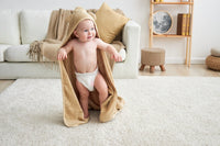 Baby Towels - Hooded Towel with Bear Ears - Munich Blue AU Towels