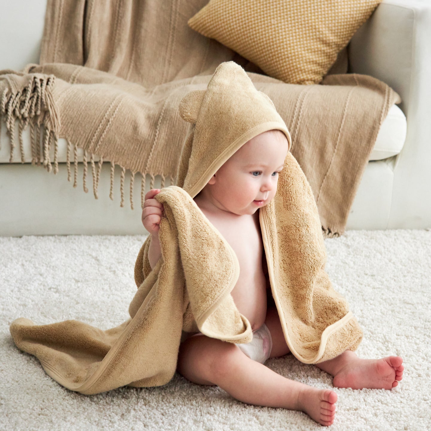 Hooded Towel - Mountain Sage