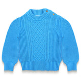 Sky Blue Cable Knitted Jumper