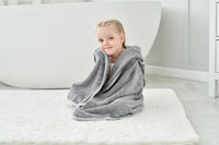 Hooded Baby Towel - Cotton & Bamboo Blend - Cloudy - Munich Blue AU Towels